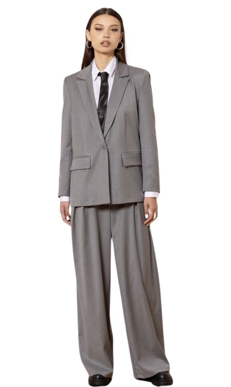 Giacca blazer taglio over maschile