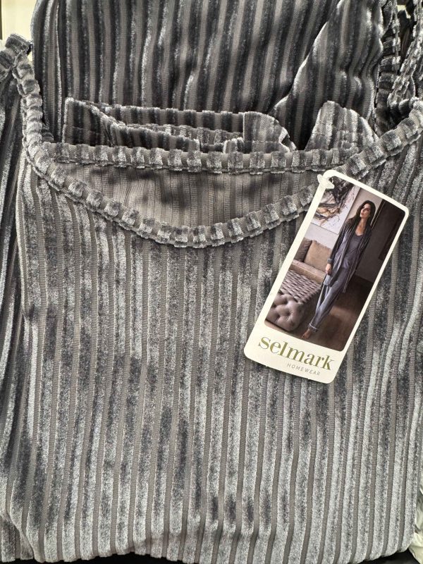 Pigiama donna in elegante ciniglia, canotta e pantalone