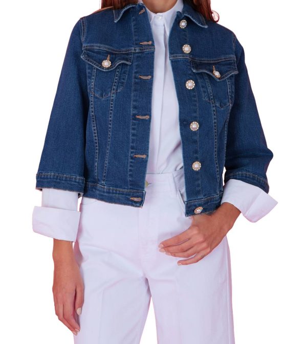 Camicia in puro cotone elasticizzata manica lunga