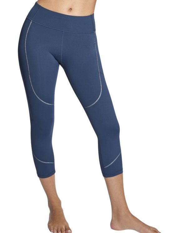 Leggins capri Life Selmark, in tessuto tecnico, con elastico in vita