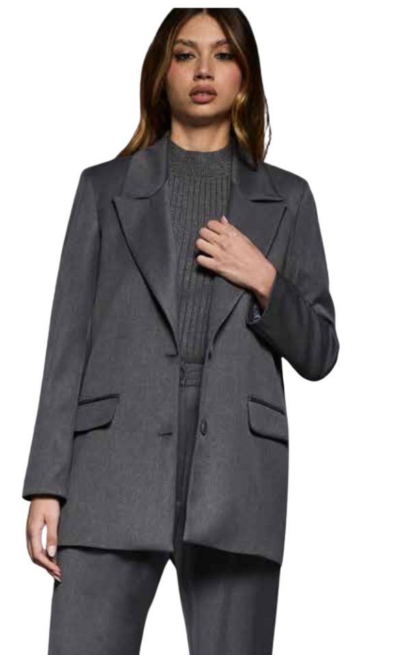 Blazer taglio uomo due bottoni realizzato in viscosa elasticizzata