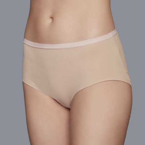 Slip donna altezza vita midi in microfibra taglio laser