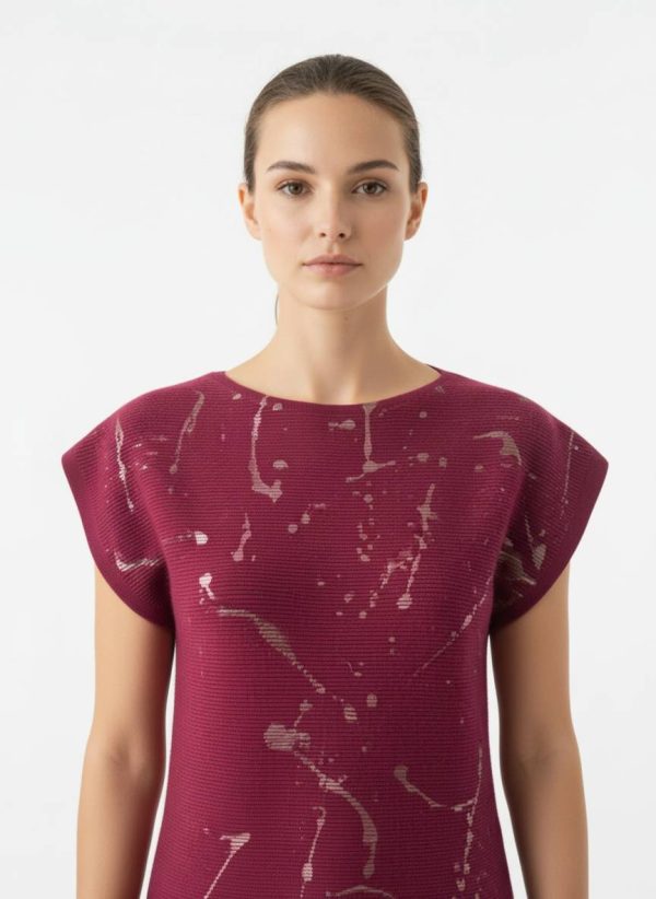 Maglia smanicata con collo a barchetta, in pura lana da usare come gilet lana biella