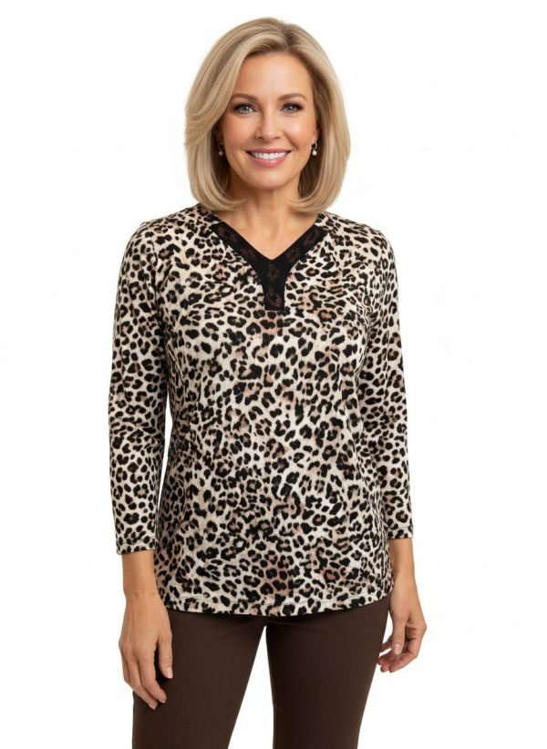 Maglia Giulia maculata linea curvy