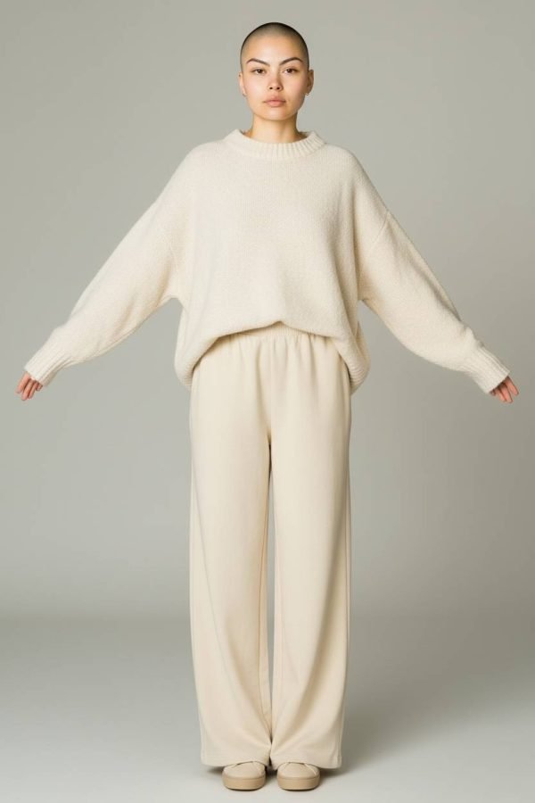 Pantalone  punto milano, easy wear