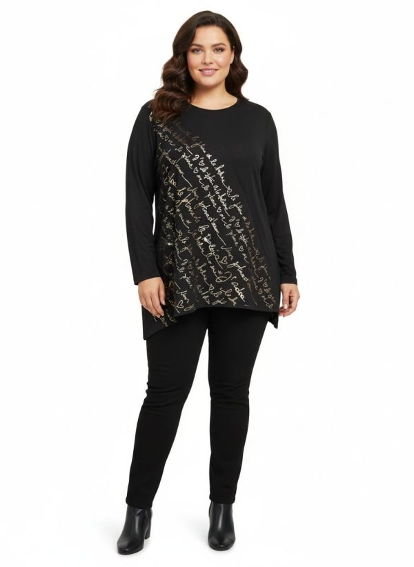 Maglia Lina, linea curvy in calda viscosa