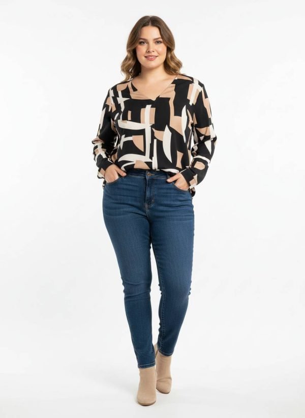 Maglia Carla, curvy  in viscosa
