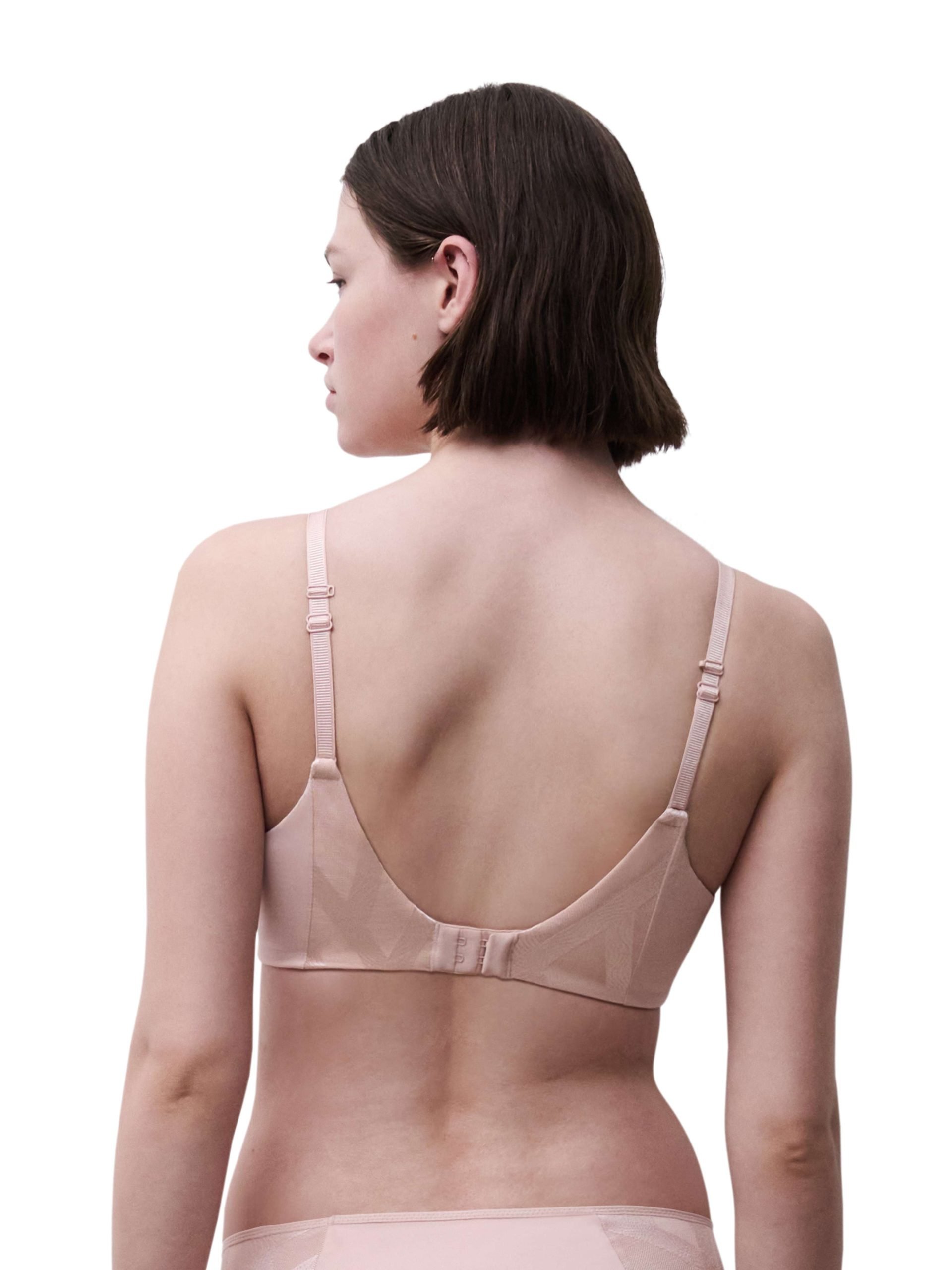 Reggiseno con ferretto Chantelle, alto nel mezzo e nelle fasce laterali, spallina regolabile larga - immagine 2