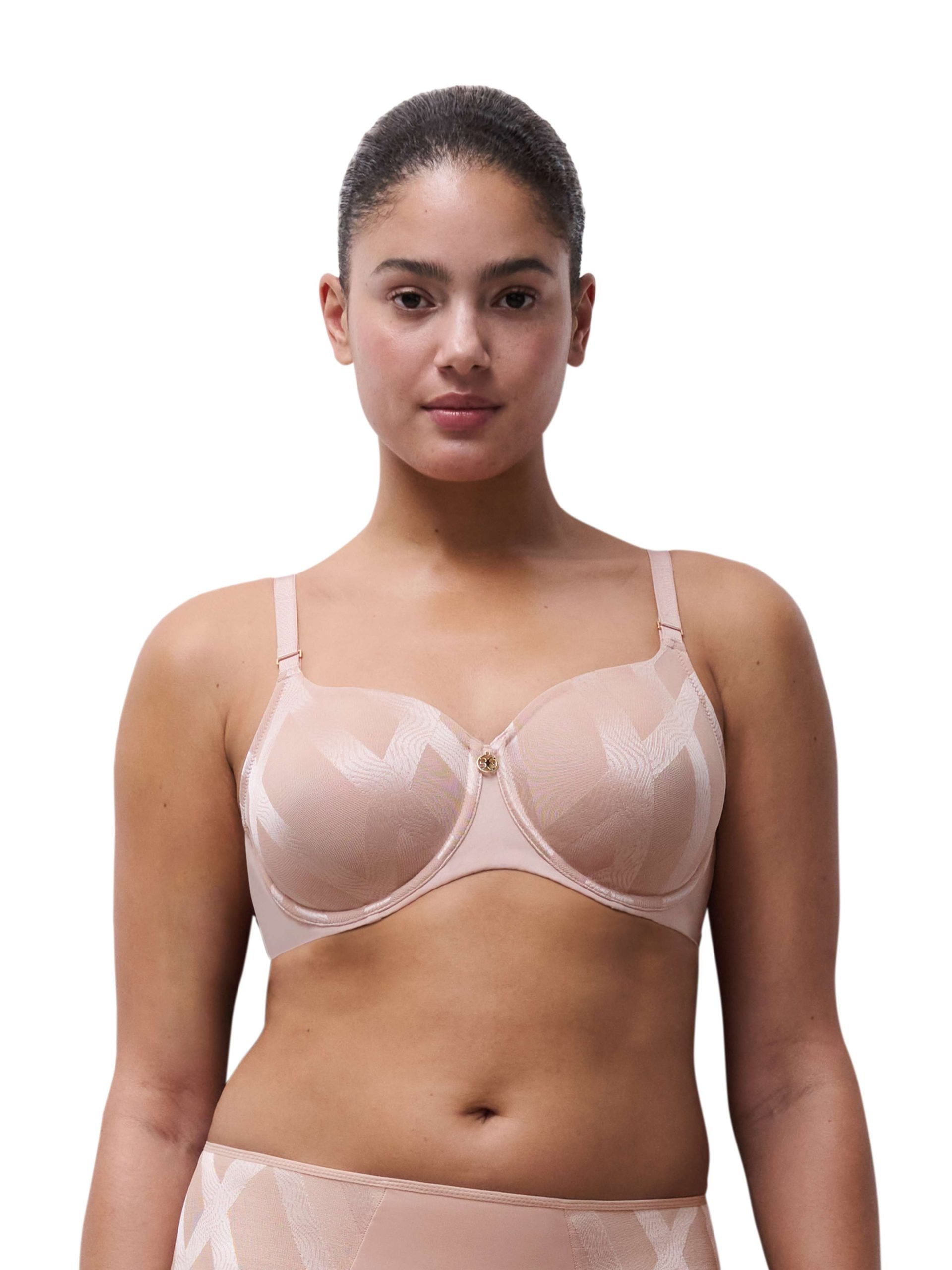Reggiseno con ferretto Chantelle, alto nel mezzo e nelle fasce laterali, spallina regolabile larga - immagine 5